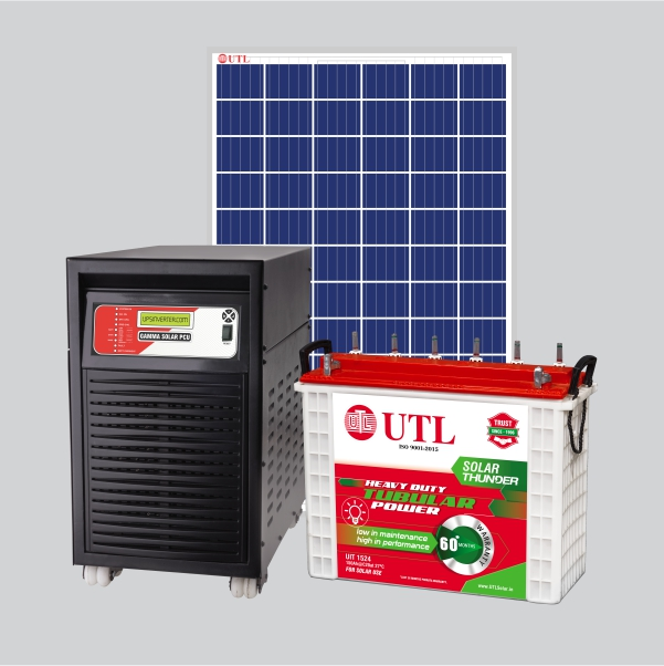 2kW/24V Off Grid Solar Combo with Panel, Battery and Inverter